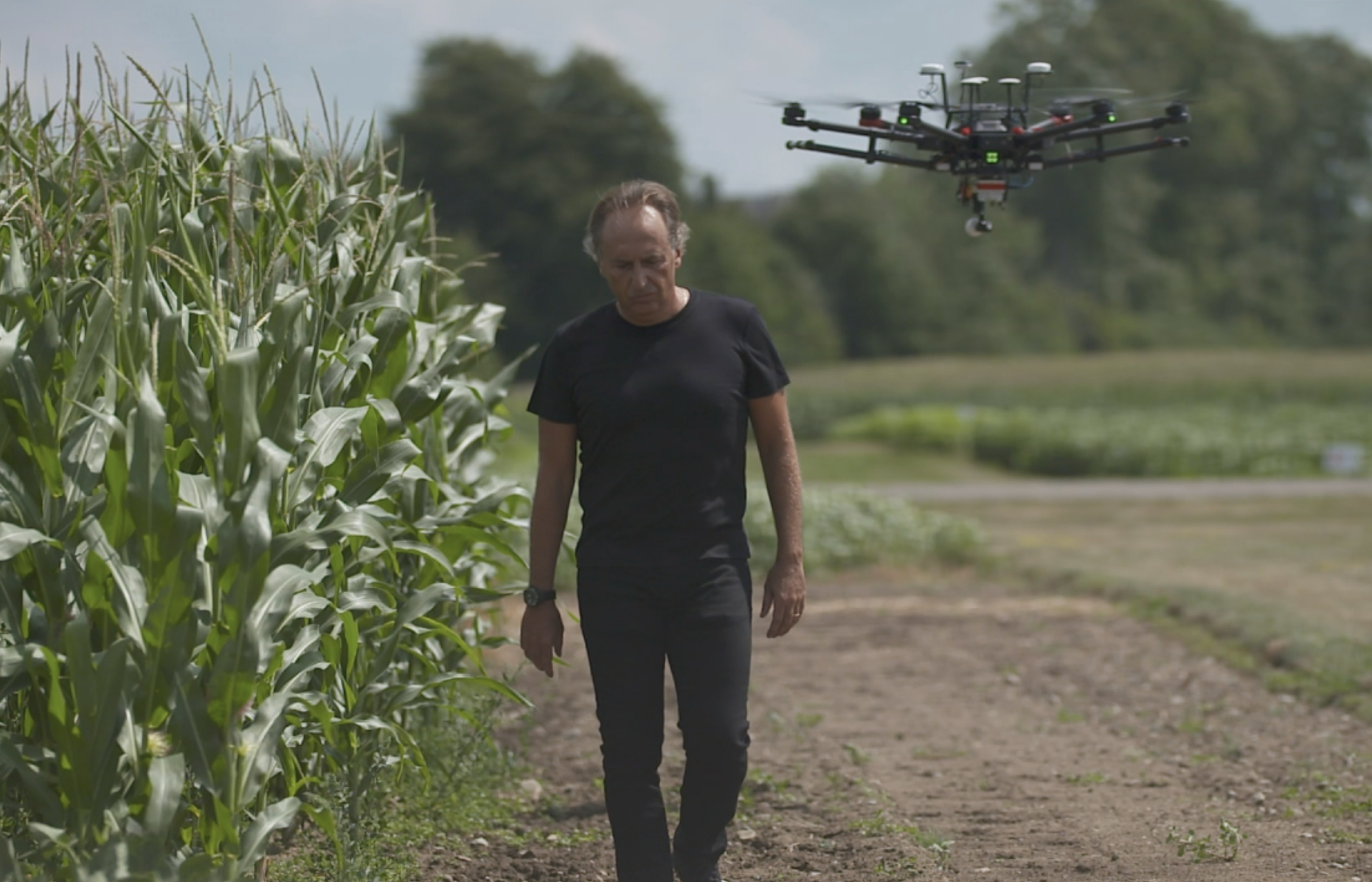 Bruno Basso with drone